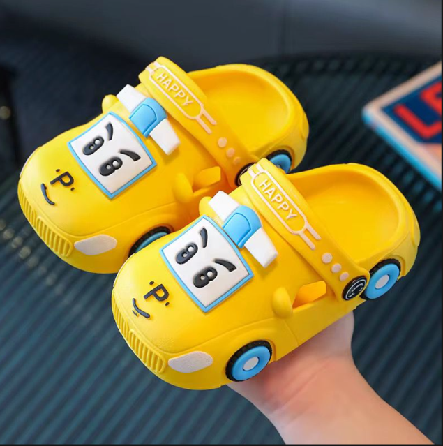 Sandales d'été 2026 lumineuses en PVC à bout rond pour enfants, antidérapantes, pour garçons et filles, style sabot de plageSandales d'été 2026 lumineuses en PVC à bout rond pour enfants, antidérapantes, pour garçons et filles, style sabot de plage