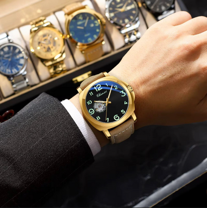 Montres pour hommes Chenxi 8254, originales, classiques, étanches, avec calendrier, lumineuses, à quartz, en cui