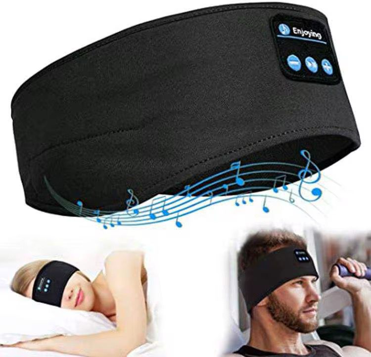 Casque audio sans fil pour le sommeil, le yoga et le jogging, avec haut-parleurs stéréo HD e