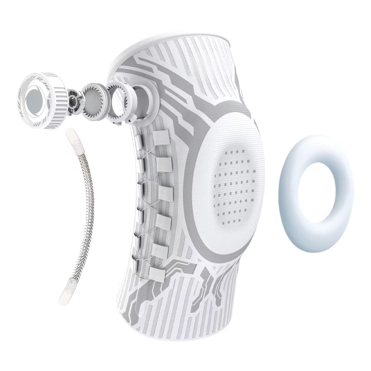 Genouillères de protection ajustables avec bouton de compression et fermeture magnétique souple pour le volleyball, le football et les sports