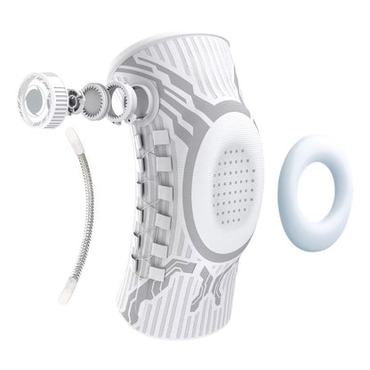 Genouillères de protection ajustables avec bouton de compression et fermeture magnétique souple pour le volleyball, le football et les sports