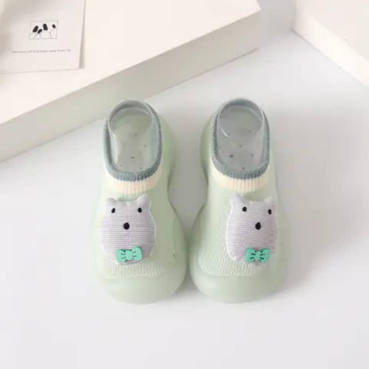 Chaussures chaussettes 3D pour bébé, baskets respirantes et antidérapantes pour la première marche, chaussons de sol pour enfant, fille et garçon,