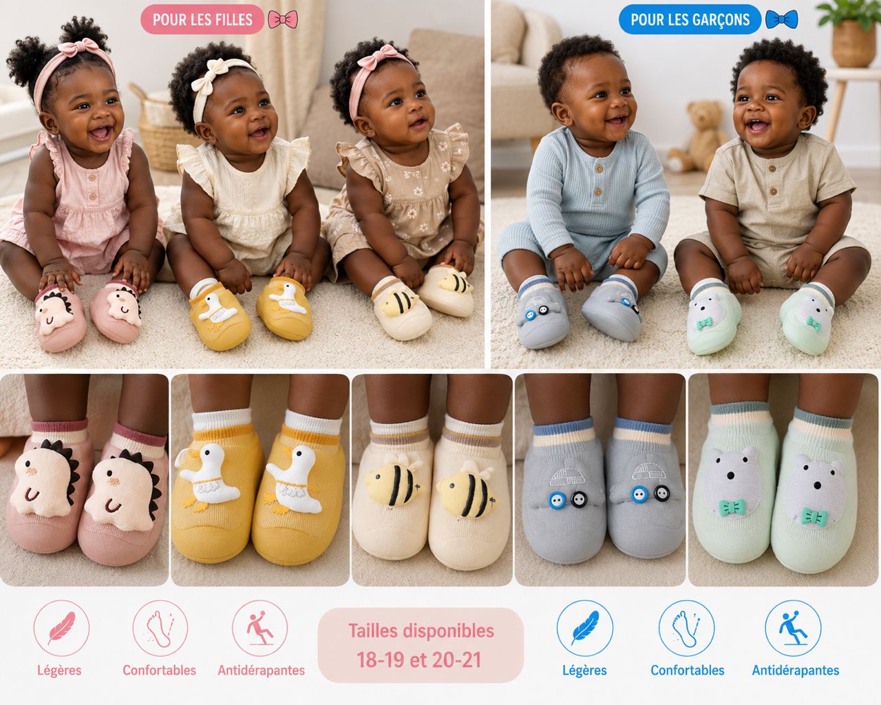 Chaussures chaussettes 3D pour bébé, baskets respirantes et antidérapantes pour la première marche, chaussons de sol pour enfant, fille et garçon,