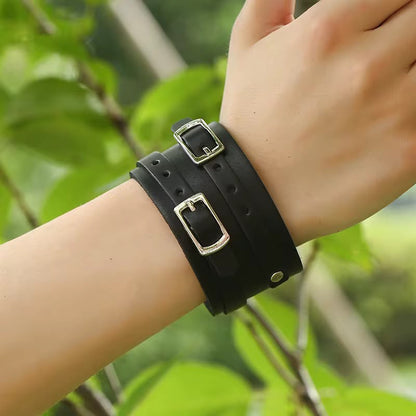 Bracelet en cuir  Véritable pour homme