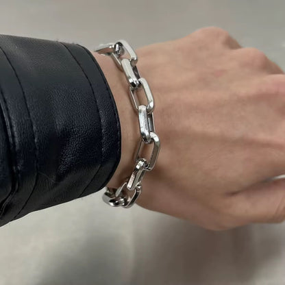 bracelet homme en acier inoxydable