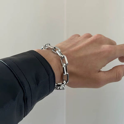 bracelet homme en acier inoxydable
