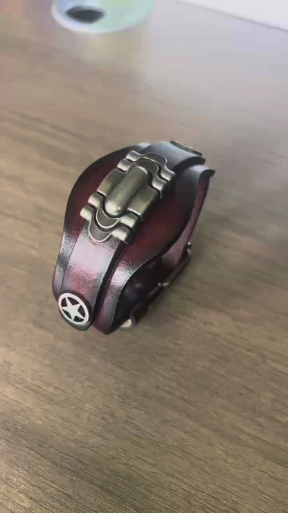 Bracelet en cuir véritable Hommes
